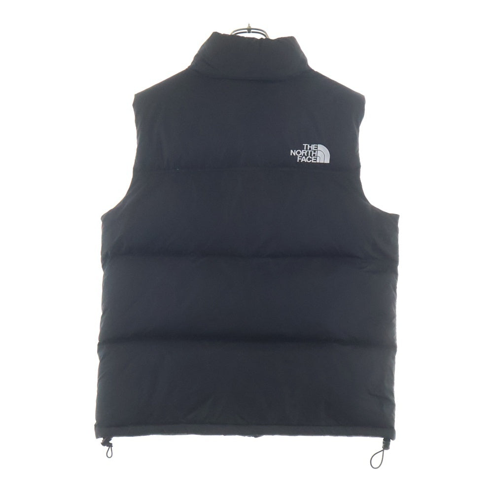 THE NORTH FACE(ザノースフェイス) 1996 RETRO NUPSE DOWN VEST ロゴ刺繍 ジップアップダウンベスト ブラック NF0A3JQQ