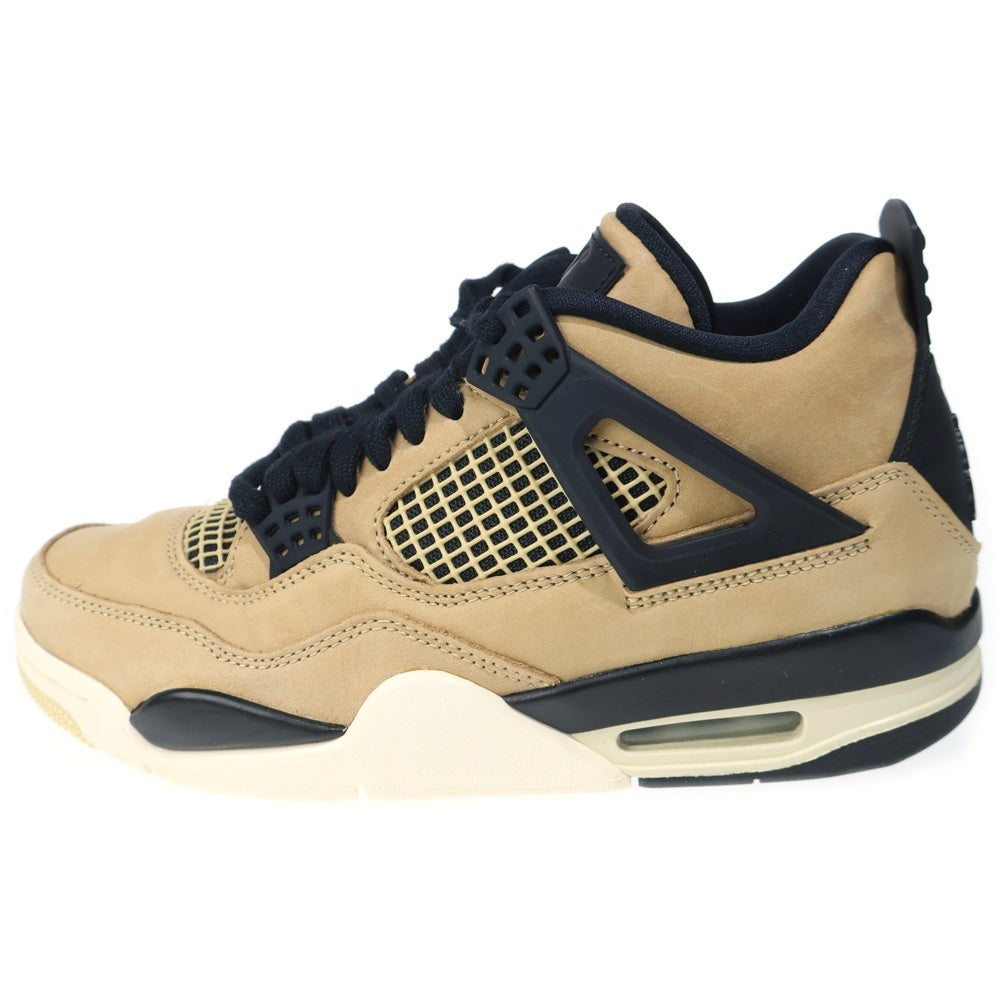 NIKE(ナイキ) WMNS Air Jordan 4 Mushroom ウィメンズ エアジョーダン4 マッシュルーム ハイカットスニーカー ブラウン US7.5/24.5cm AQ9129-200 レディース