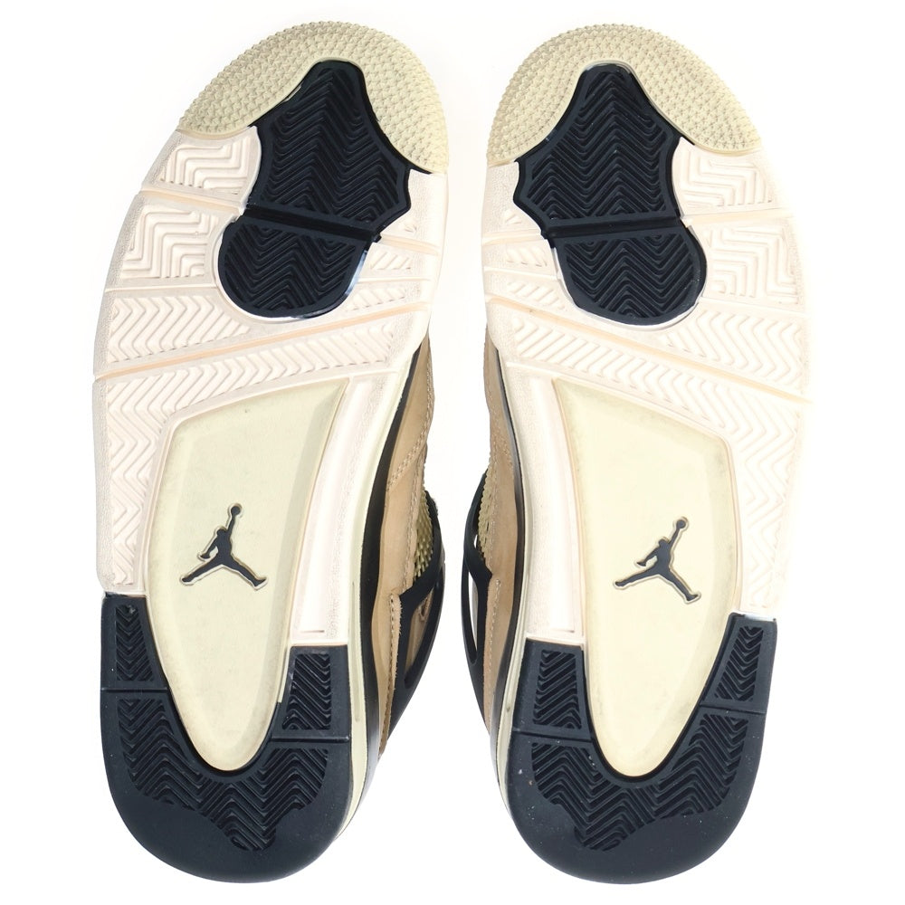 NIKE(ナイキ) WMNS Air Jordan 4 Mushroom ウィメンズ エアジョーダン4 マッシュルーム ハイカットスニーカー ブラウン US7.5/24.5cm AQ9129-200 レディース