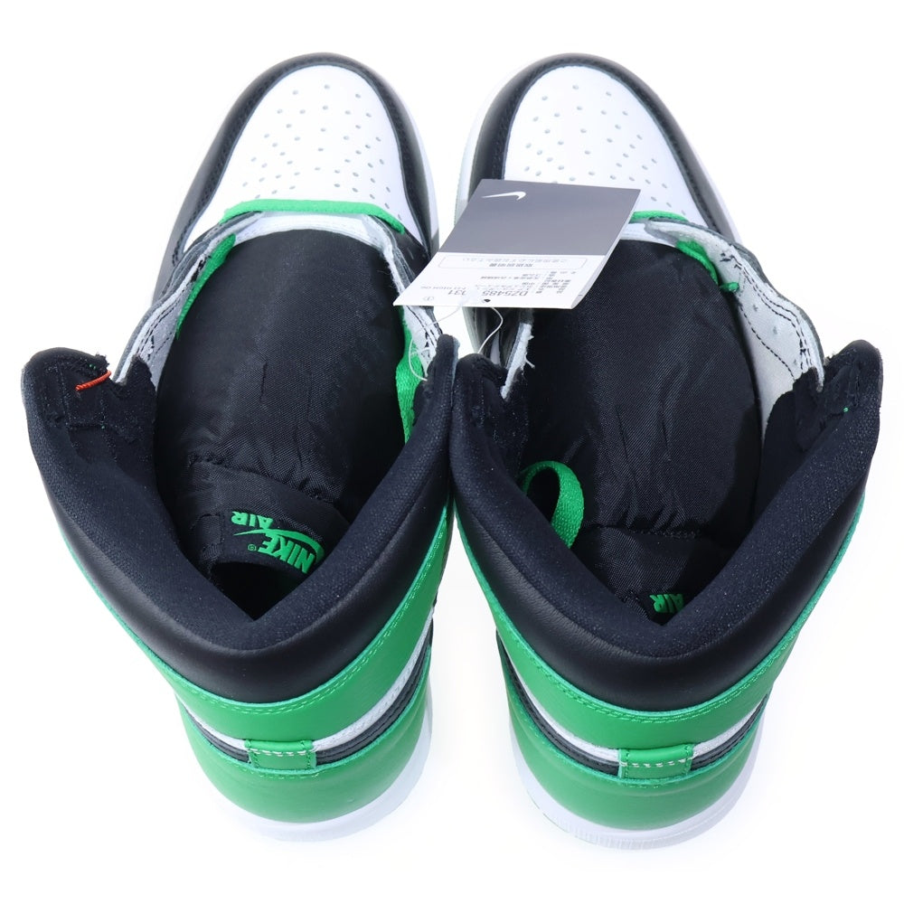NIKE(ナイキ) Air Jordan 1 Retro High OG Lucky Green エアジョーダン1 レトロ OG ラッキーグリーン ハイカットスニーカー US9/27cm DZ5485-031
