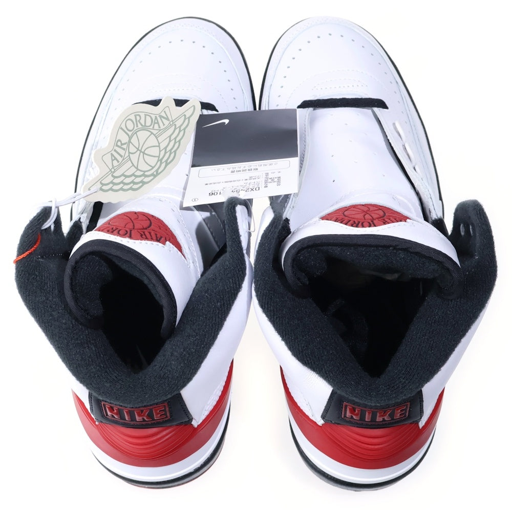 NIKE(ナイキ) Air Jordan 2 OG Chicago エアジョーダン2 OG シカゴ ハイカットスニーカー ホワイト/レッド US9/27cm DX2454-106