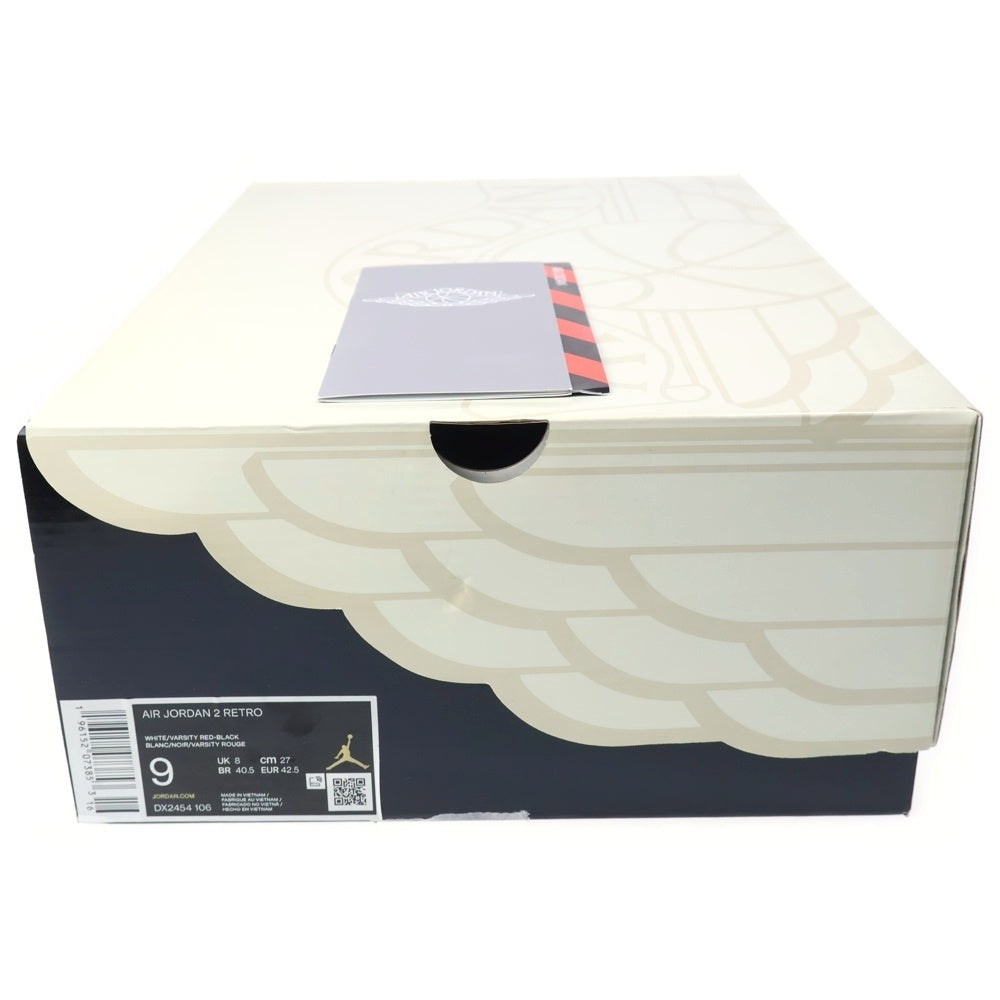NIKE(ナイキ) Air Jordan 2 OG Chicago エアジョーダン2 OG シカゴ ハイカットスニーカー ホワイト/レッド US9/27cm DX2454-106
