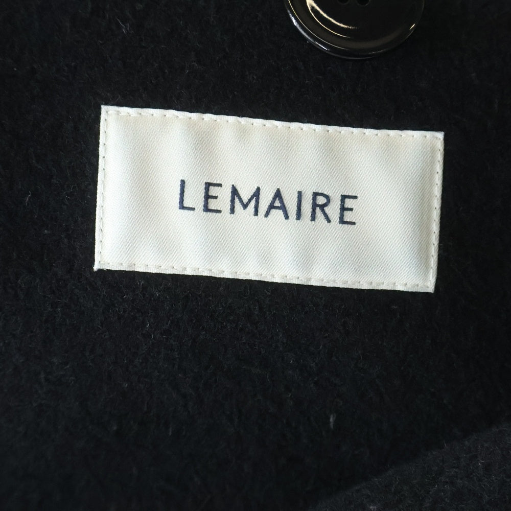 LEMAIRE(ルメール) WRAP COAT ダブルラップ ウールコート ブラック 92-08-44-08008