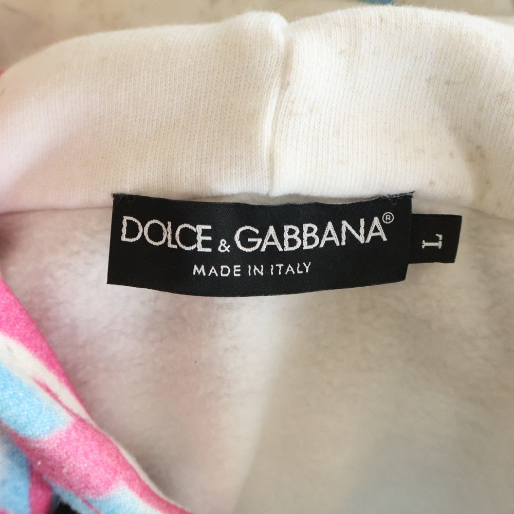 DOLCE & GABBANA(ドルチェアンドガッバーナ) 25SS GRAFFITI PRINT Hoodie グラフィティ プリント フーディー スウェットプルオーバー パーカー マルチカラー G9YV3T/HI7Y2-I