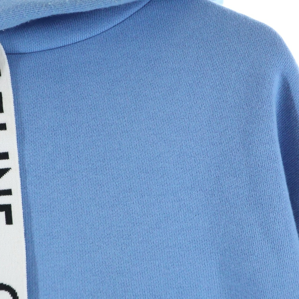 CELINE(セリーヌ) Loose Hoodie Cotton Fleece ルーズフーディ コットンフリース スウェットプルオーバーパーカー ブルー 2Y468670Q.07QD
