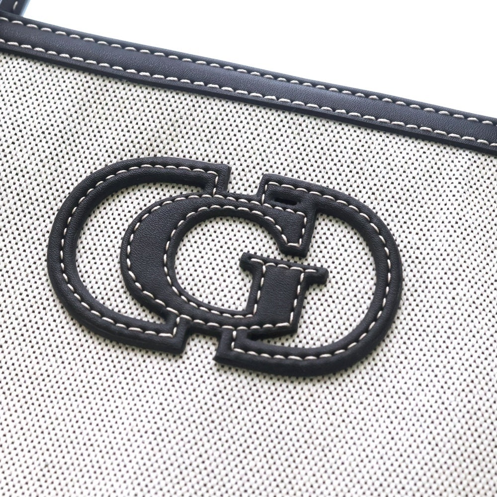 GUESS(ゲス) SEBINA Tote フロントロゴ キャンバス生地 セビナ トートバッグ ホワイト レディース
