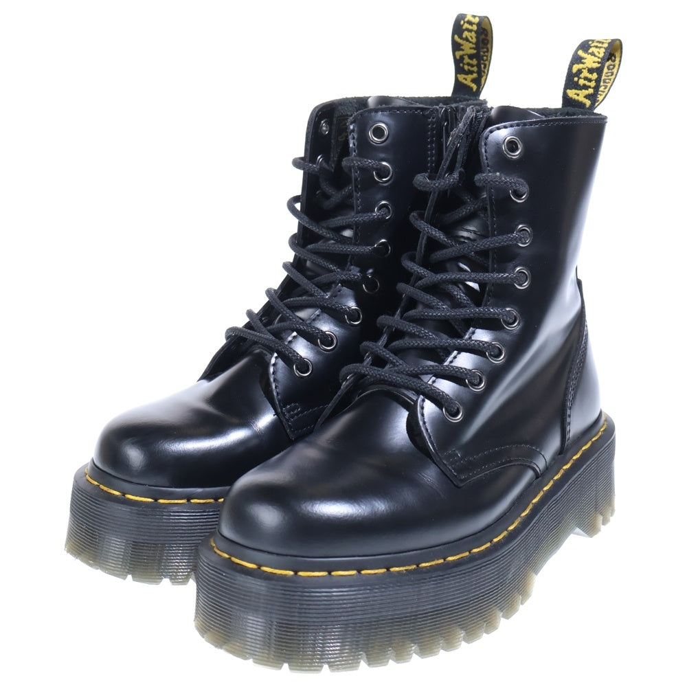 Dr.Martens(ドクターマーチン) JADON 8ホール サイドジップ レザーブーツ レディース ブラック AW006