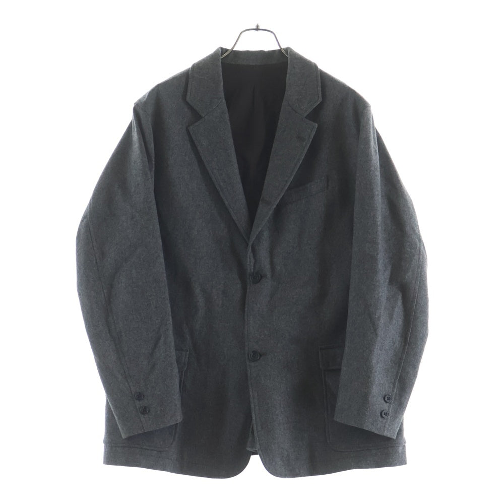 NO BRAND(ノーブランド) WORKES (ワーカーズ) WOOL JACKET フロントボタン ウール テーラードジャケット グレー