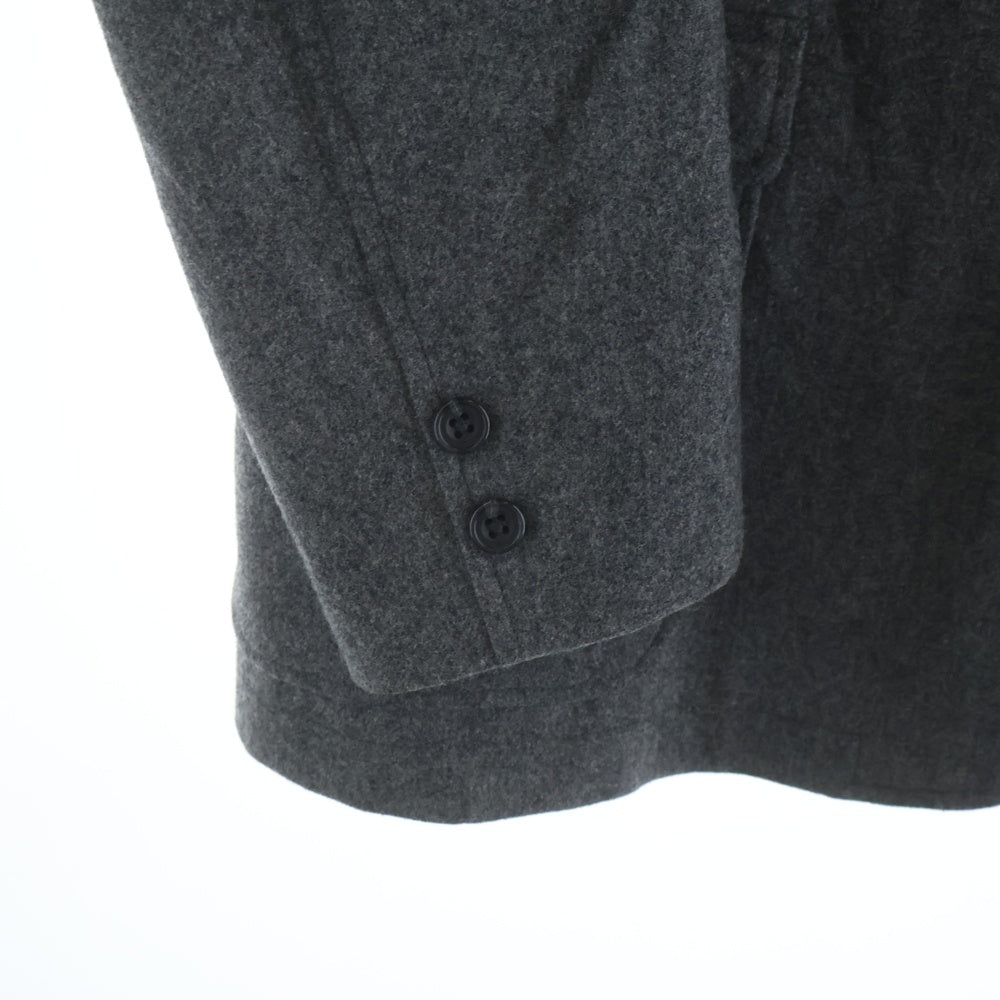 NO BRAND(ノーブランド) WORKES (ワーカーズ) WOOL JACKET フロントボタン ウール テーラードジャケット グレー