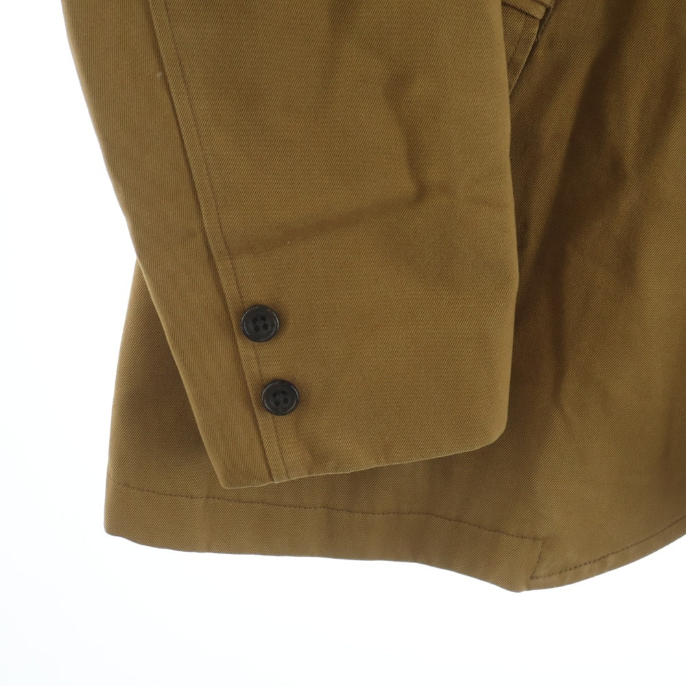 NO BRAND(ノーブランド) WORKES (ワーカーズ) COTTON JACKET フロントボタン コットンジャケット ブラウン