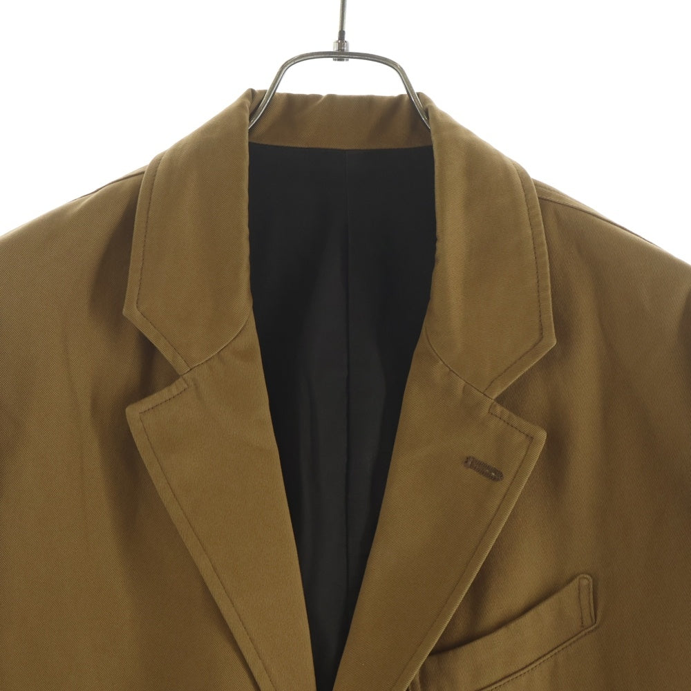 NO BRAND(ノーブランド) WORKES (ワーカーズ) COTTON JACKET フロントボタン コットンジャケット ブラウン