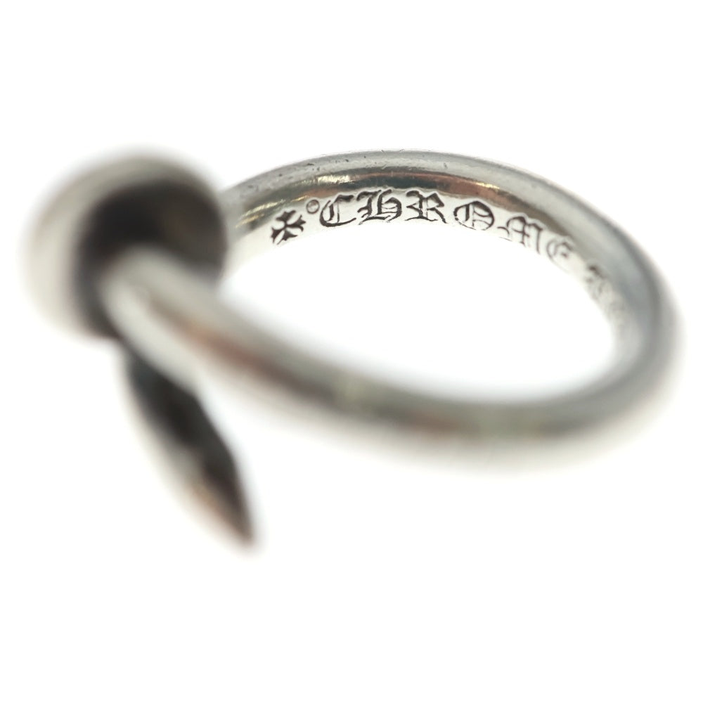 CHROME HEARTS(クロムハーツ) NAIL FLAT ネイル フラット リング シルバー BCA350