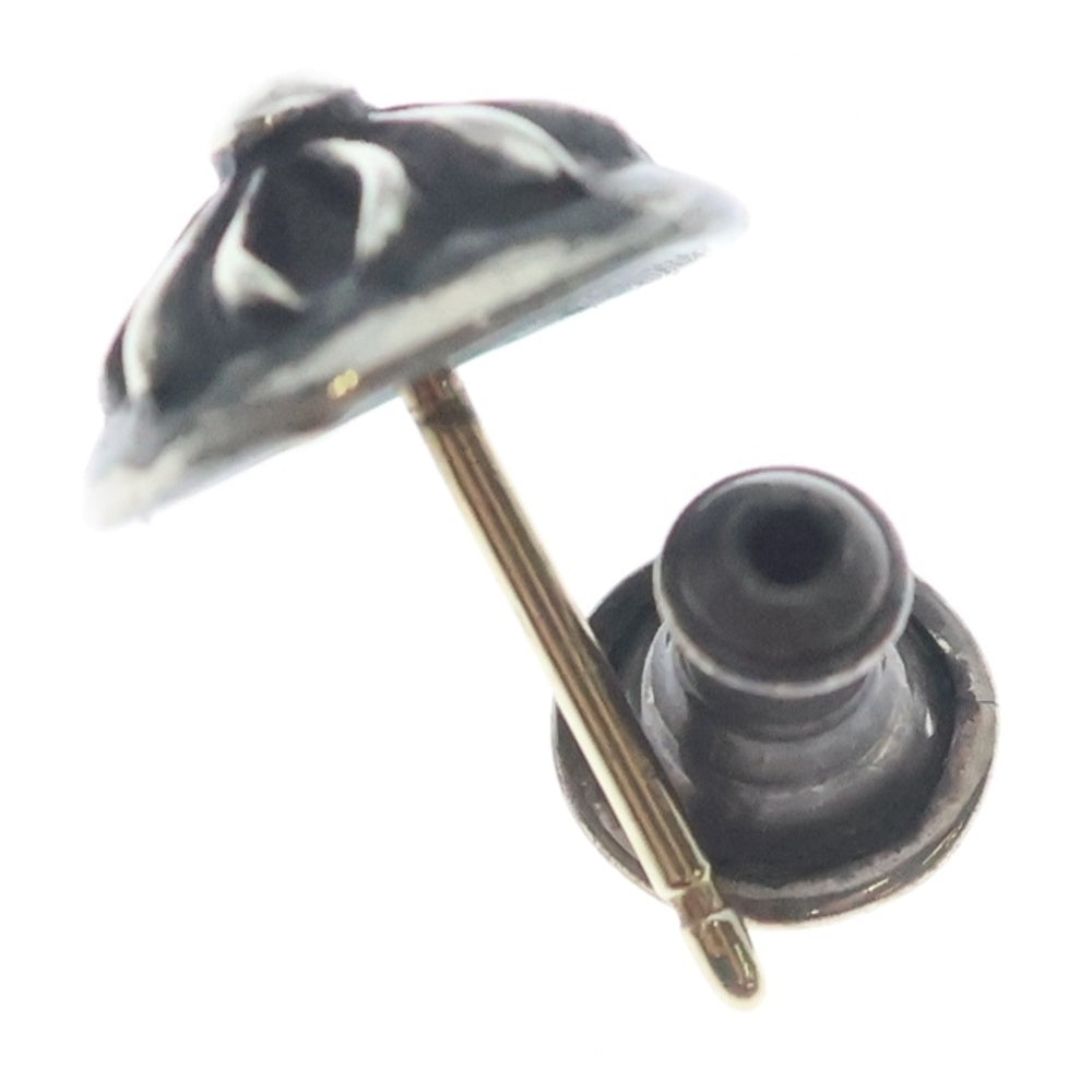 CHROME HEARTS(クロムハーツ) STUD CRSBLL クロスボールスタッドピアス シルバー BCA110