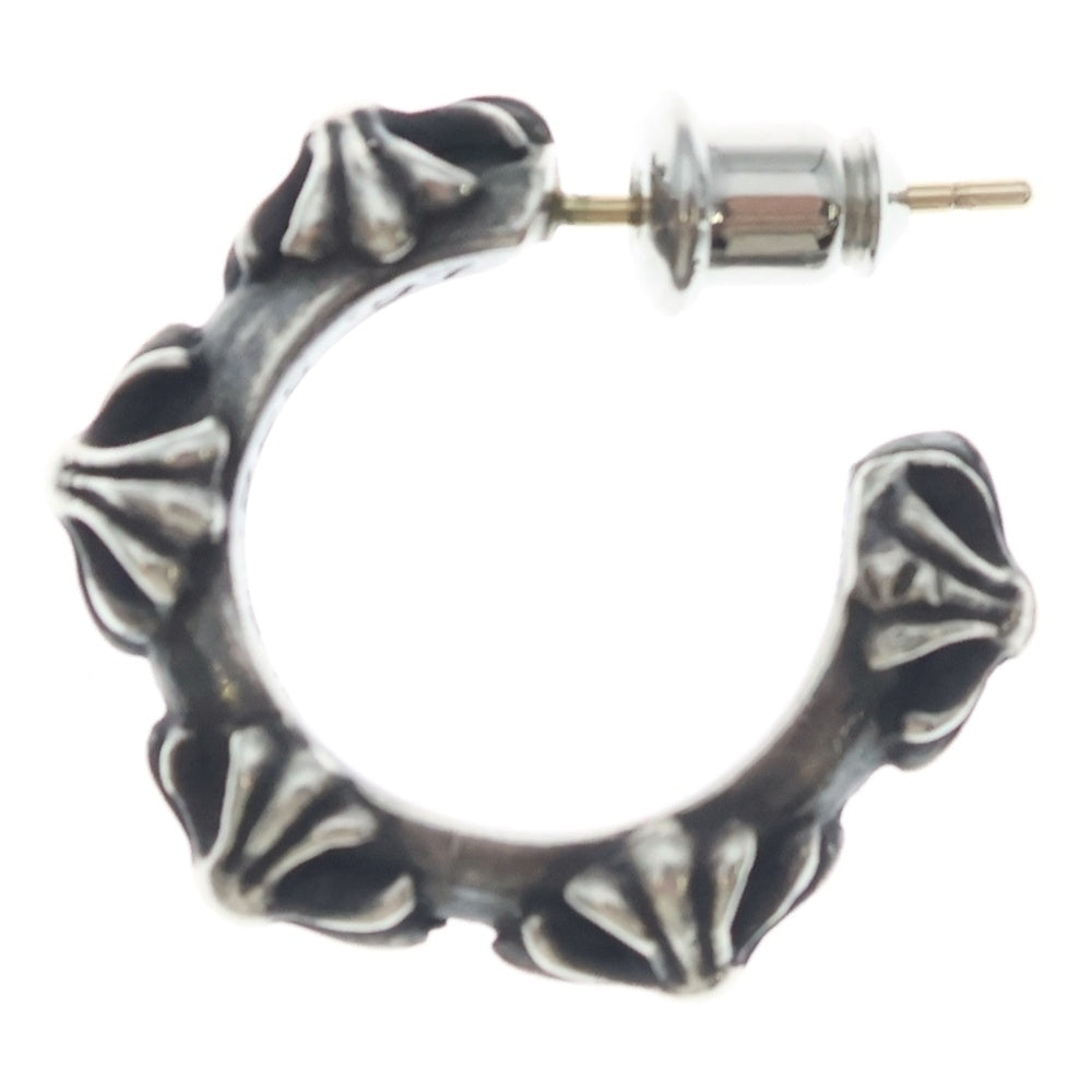 CHROME HEARTS(クロムハーツ) HOOP CROSS クロスバンド フープピアス シルバー BCA100