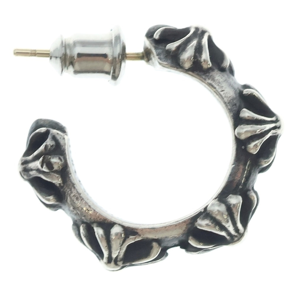 CHROME HEARTS(クロムハーツ) HOOP CROSS クロスバンド フープピアス シルバー BCA100