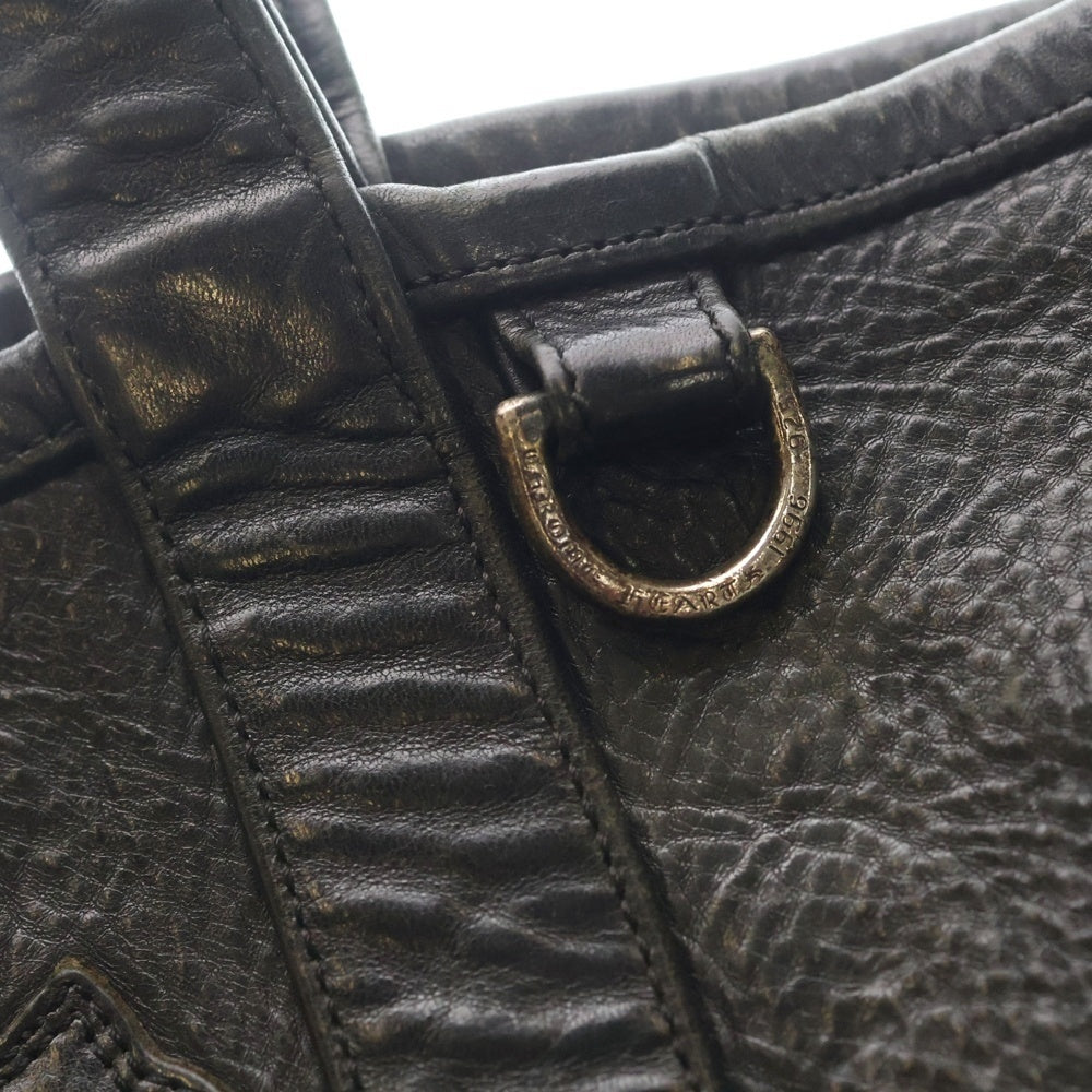 CHROME HEARTS(クロムハーツ) UNITED ARROWS 10Anniversary ユナイテッドアローズ 10周年記念 クロスパッチ レザートートバッグ ブラック
