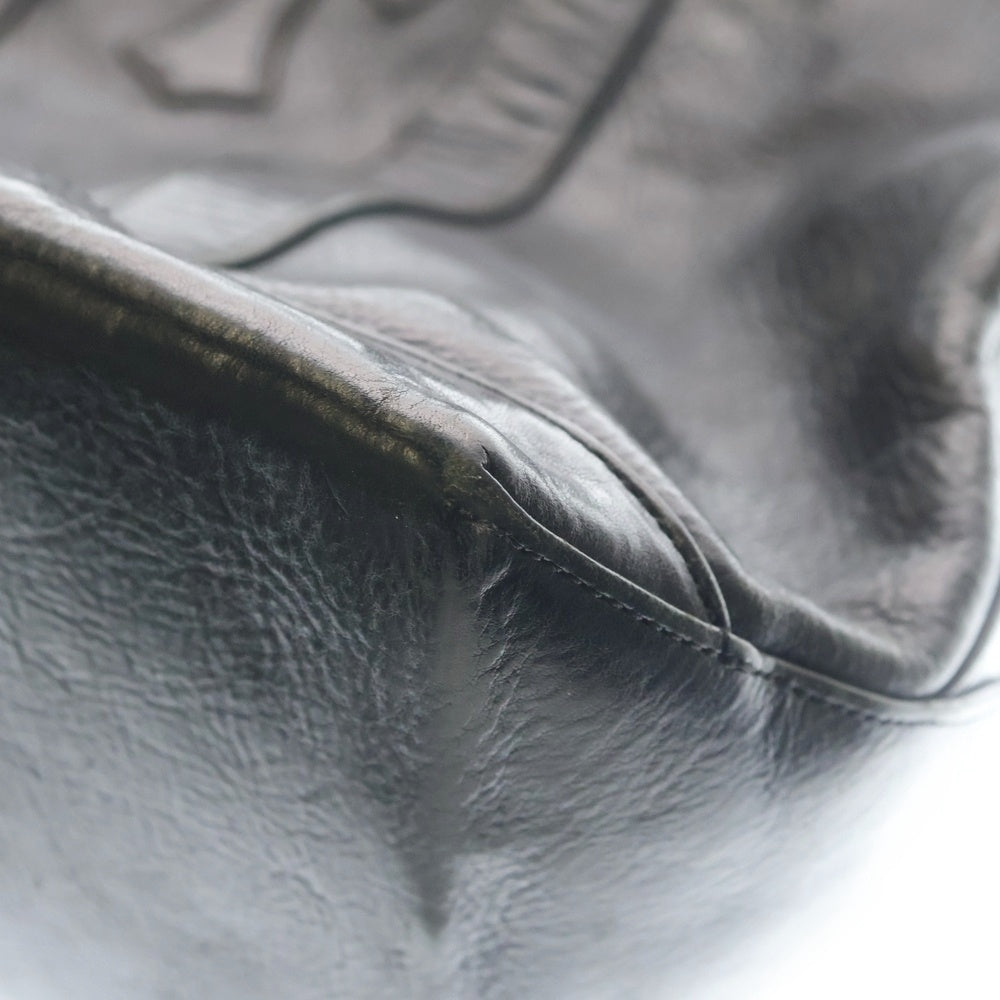 CHROME HEARTS(クロムハーツ) UNITED ARROWS 10Anniversary ユナイテッドアローズ 10周年記念 クロスパッチ レザートートバッグ ブラック