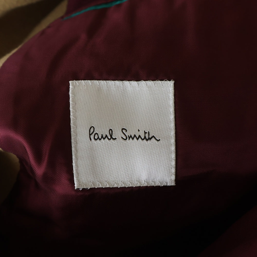 Paul Smith(ポールスミス) MELTON SINGLE CHESTER COAT メルトン シングルチェスターコート ベージュ PF-IS-33480