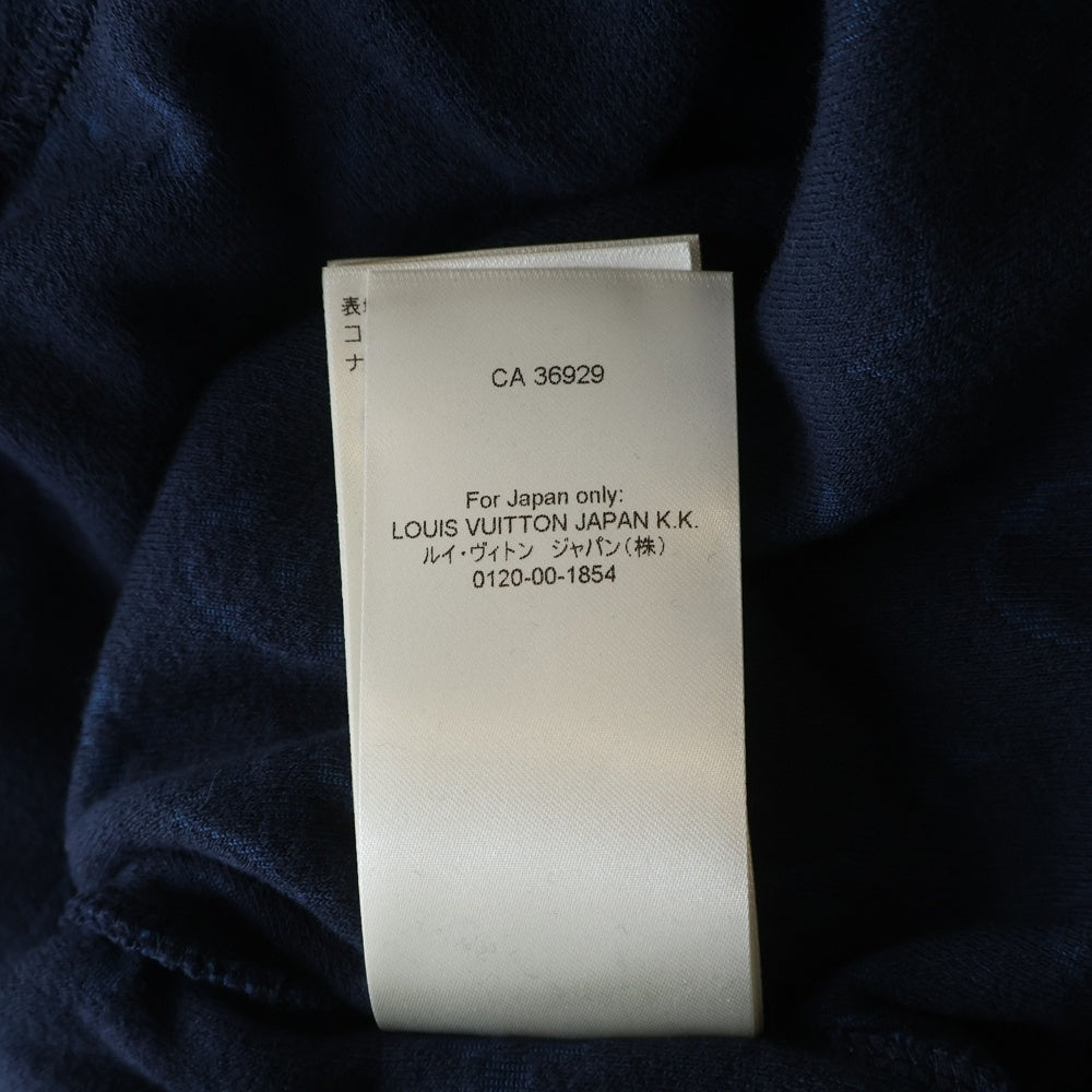 LOUIS VUITTON(ルイヴィトン) 25AW モノグラムフレンチ テリークルーネック半袖Tシャツカットソー ネイビー 1AHWBA