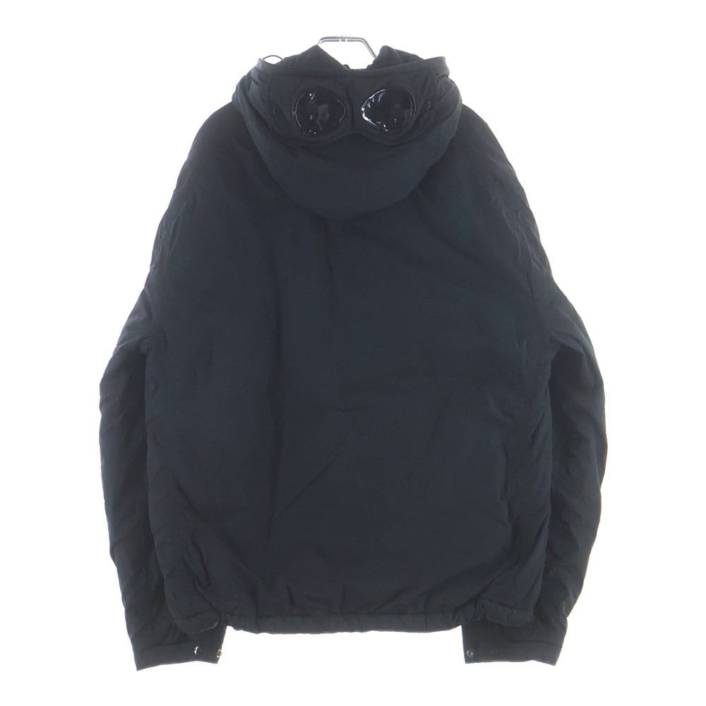 C.P. Company(シーピーカンパニー) MEDIUM JACKET IN CHROME-R ジップアップ ゴーグル ミディアムジャケット クロームアール ブラック 19CMOW010A-005904G