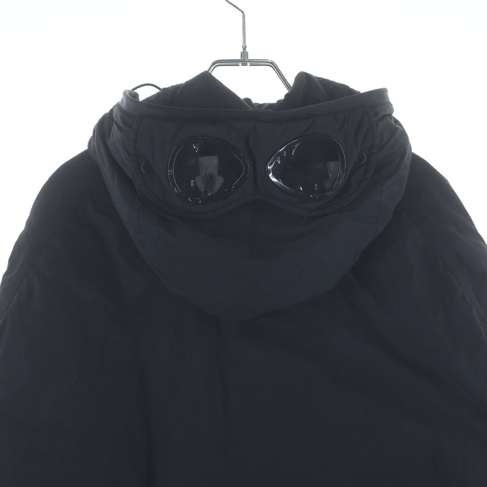 C.P. Company(シーピーカンパニー) MEDIUM JACKET IN CHROME-R ジップアップ ゴーグル ミディアムジャケット クロームアール ブラック 19CMOW010A-005904G