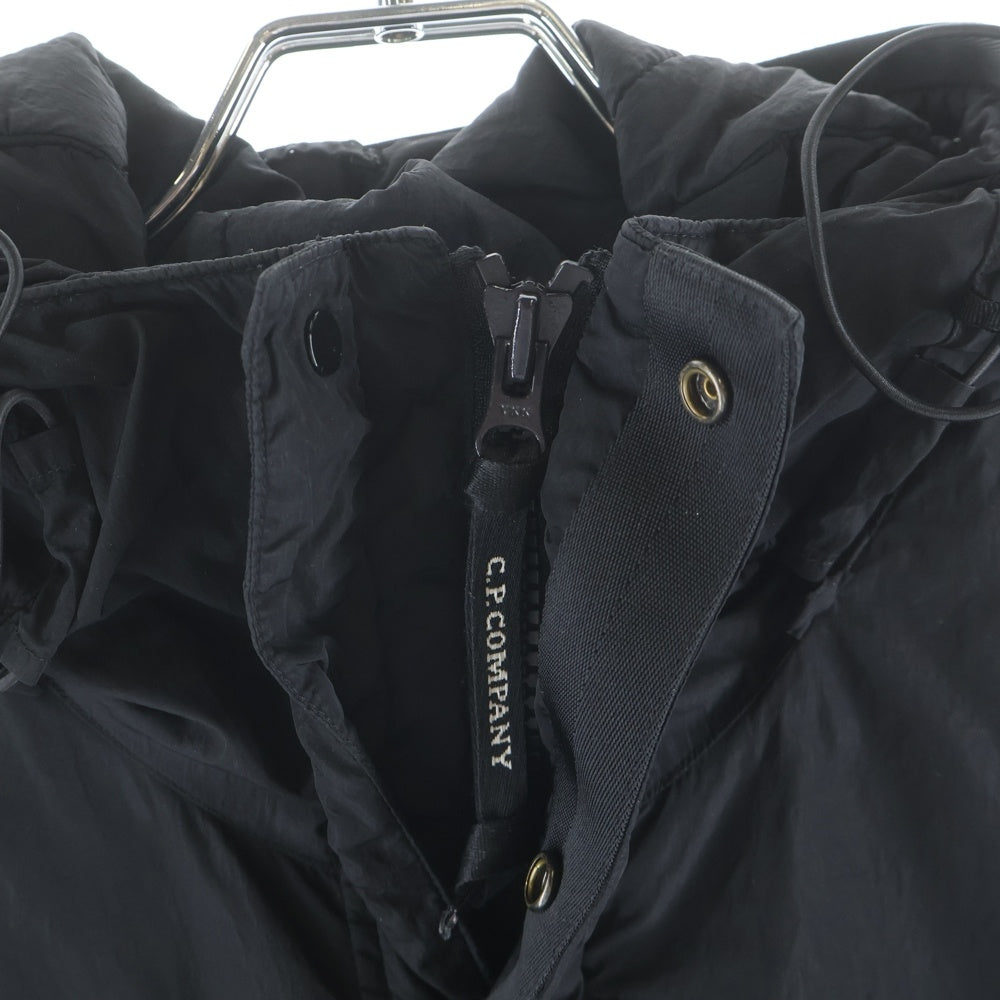 C.P. Company(シーピーカンパニー) MEDIUM JACKET IN CHROME-R ジップアップ ゴーグル ミディアムジャケット クロームアール ブラック 19CMOW010A-005904G