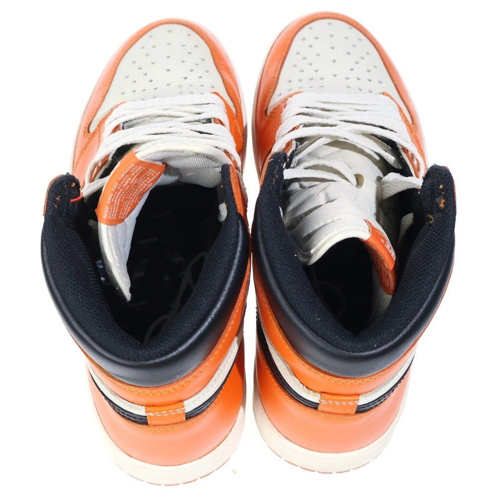 NIKE(ナイキ) AirJordan1 Retro High Reverse Shattered Backboard エアジョーダン1 レトロ リバースシャッタードバックボード ハイカットスニーカー US9/27cm 555088-113