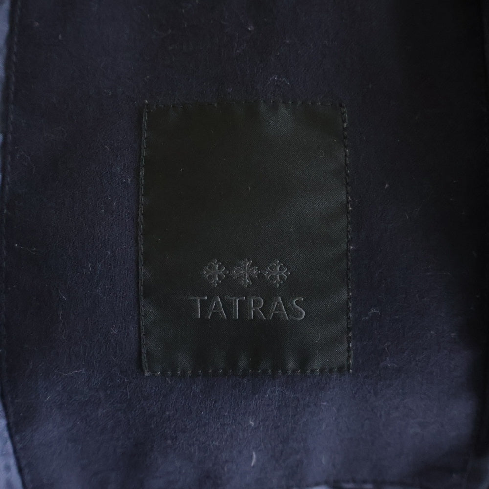 TATRAS(タトラス) AGORDO アゴルド ウール フーディーダウンジャケット ネイビー MTK20A4148