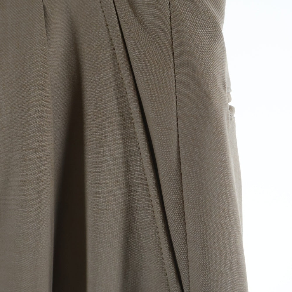 WELLDER(ウェルダー) Tuck Wide Trouseres タックワイドパンツ ベージュ WM22SPT02