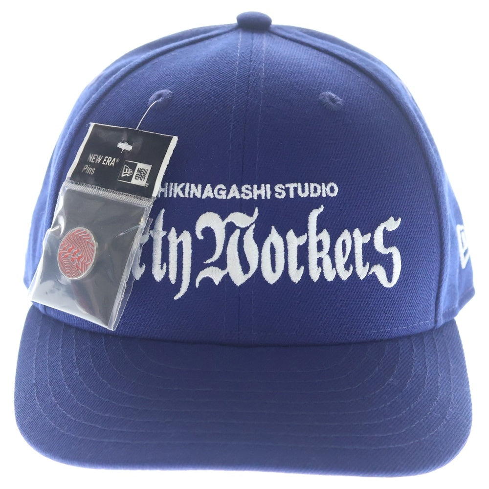 NEW ERA(ニューエラ) ×DWS Dirty Workers Studio 9FIFTY ロゴ刺繍 ベースボールキャップ ブルー