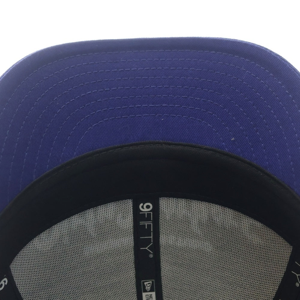 NEW ERA(ニューエラ) ×DWS Dirty Workers Studio 9FIFTY ロゴ刺繍 ベースボールキャップ ブルー