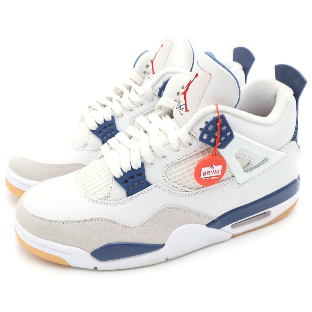 NIKE(ナイキ) Air Jordan 4 Retro SP Summit White Navy エアジョーダン4 レトロ SP サミットホワイト ミッドカットスニーカー ホワイト/ネイビー US9.5/27.5cm DR5415-100