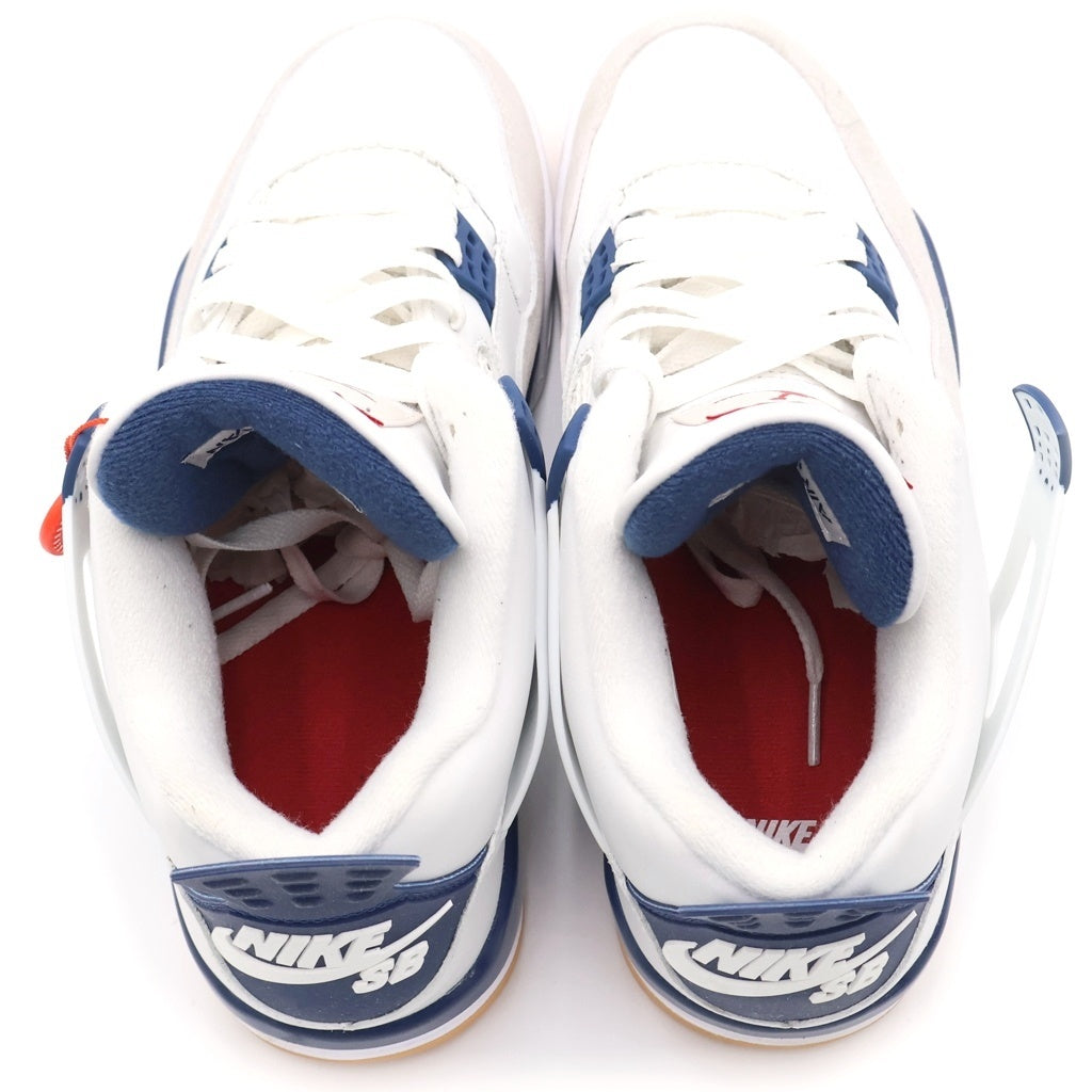 NIKE(ナイキ) Air Jordan 4 Retro SP Summit White Navy エアジョーダン4 レトロ SP サミットホワイト ミッドカットスニーカー ホワイト/ネイビー US9.5/27.5cm DR5415-100