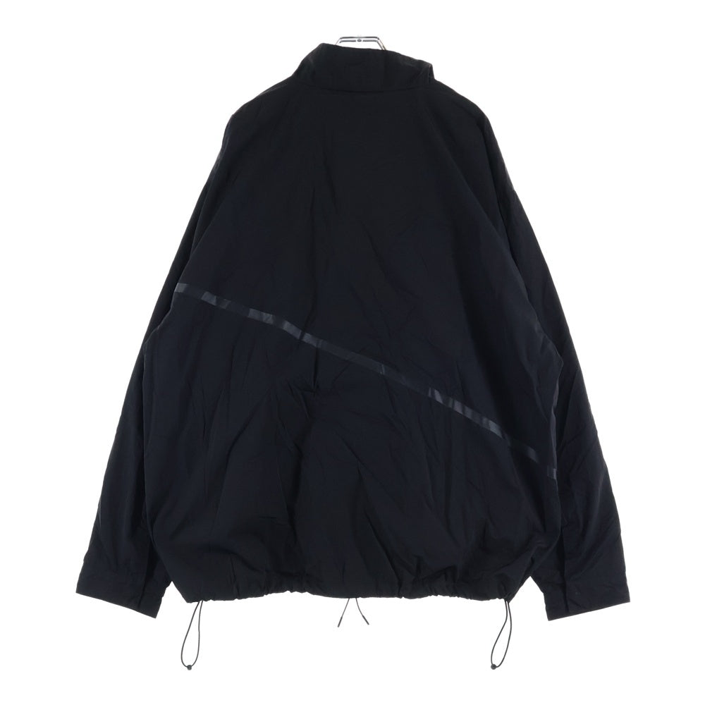 KITH(キス) 101 Wrinkle Nylon Madison Track Jacket リンクルナイロンマディソン ジップアップトラックジャケット ブラック 24-011-060-0011-1-0