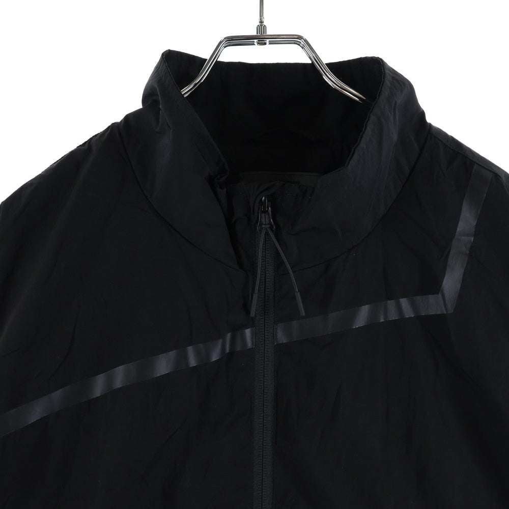 KITH(キス) 101 Wrinkle Nylon Madison Track Jacket リンクルナイロンマディソン ジップアップトラックジャケット ブラック 24-011-060-0011-1-0