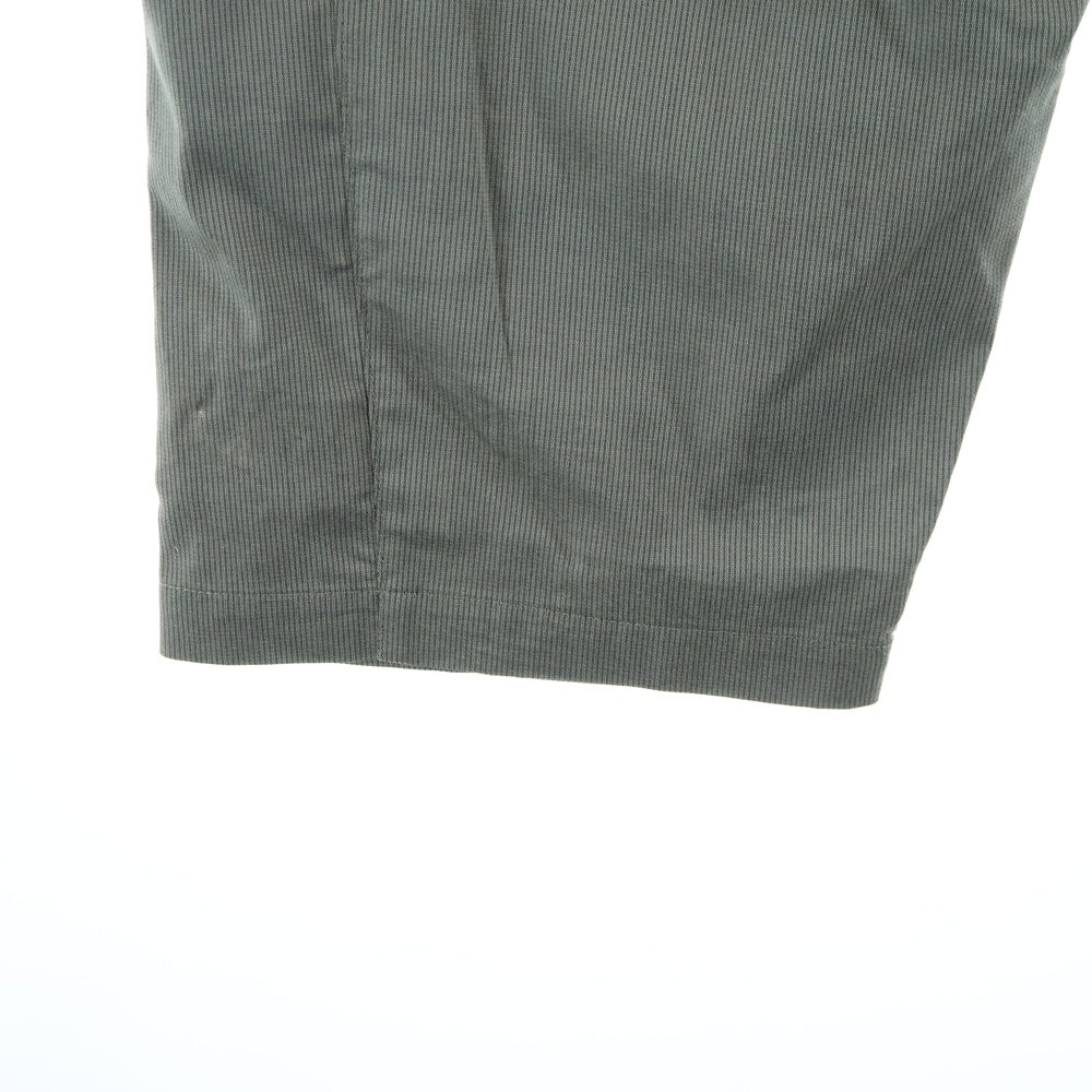 TIGHTBOOTH(タイトブース) STRIPE CROPPED CARGO PANTS ロゴプリント ストライプ クロップド カーゴパンツ グレー