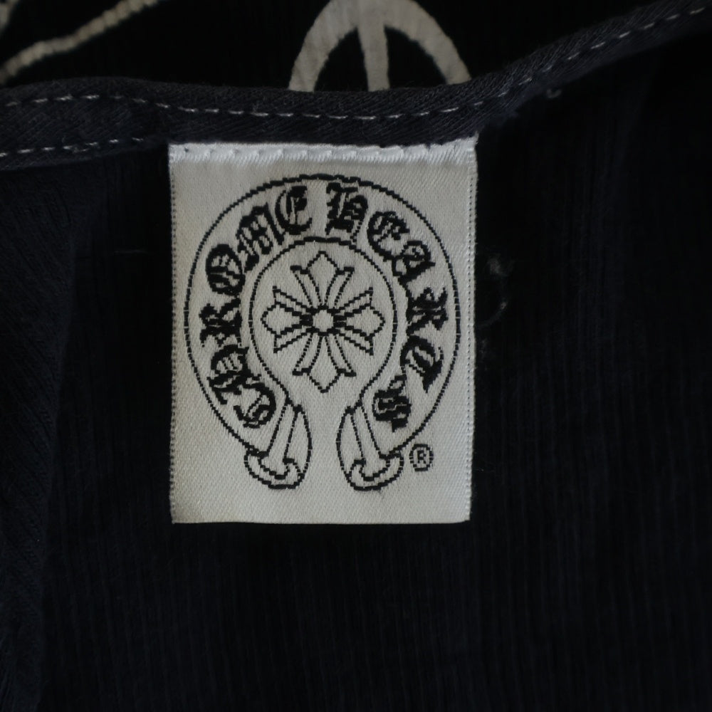 CHROME HEARTS(クロムハーツ) ×KYOSUKE HIMURO OLD ×氷室京介 オールド 胸CHプラスバッククロスプリント タンクトップ ブラック