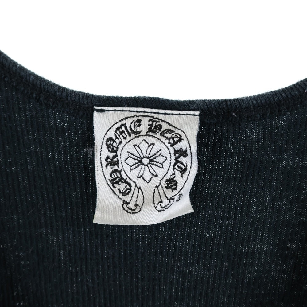 CHROME HEARTS(クロムハーツ) ×KYOSUKE HIMURO OLD Soul Standing By ×氷室京介 オールド サイドロゴバッククロスプリント タンクトップ ブラック