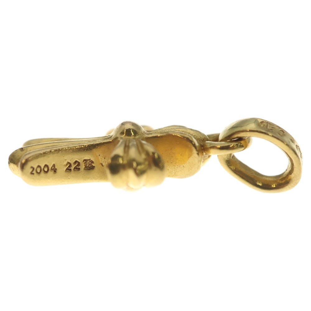 CHROME HEARTS(クロムハーツ) 22K CRS BBYFAT ベイビーファットクロス ペンダントトップ ゴールドBCA037
