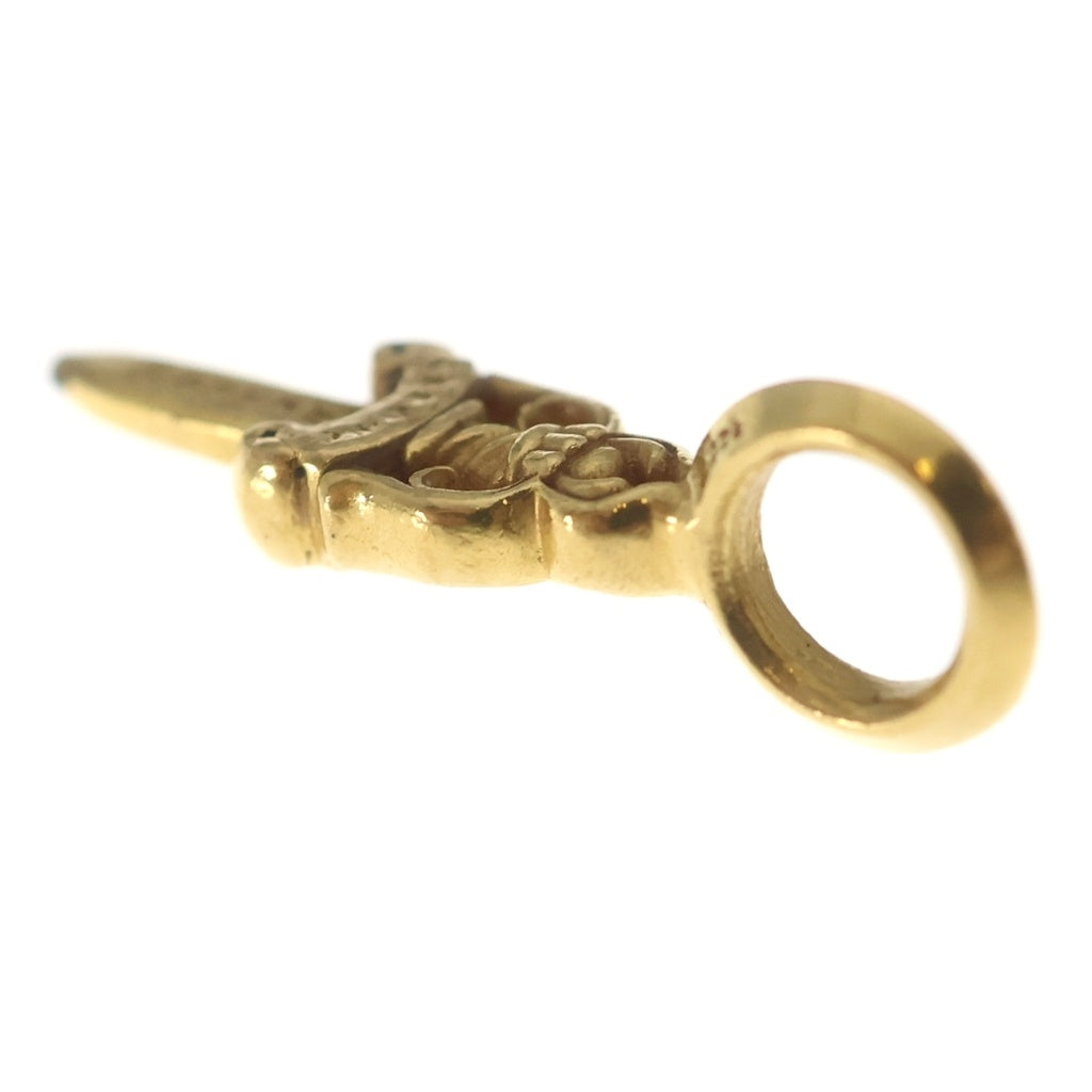 CHROME HEARTS(クロムハーツ) 22K STACK DAGGER V2 ダガースタックチャーム ペンダントトップ ゴールド