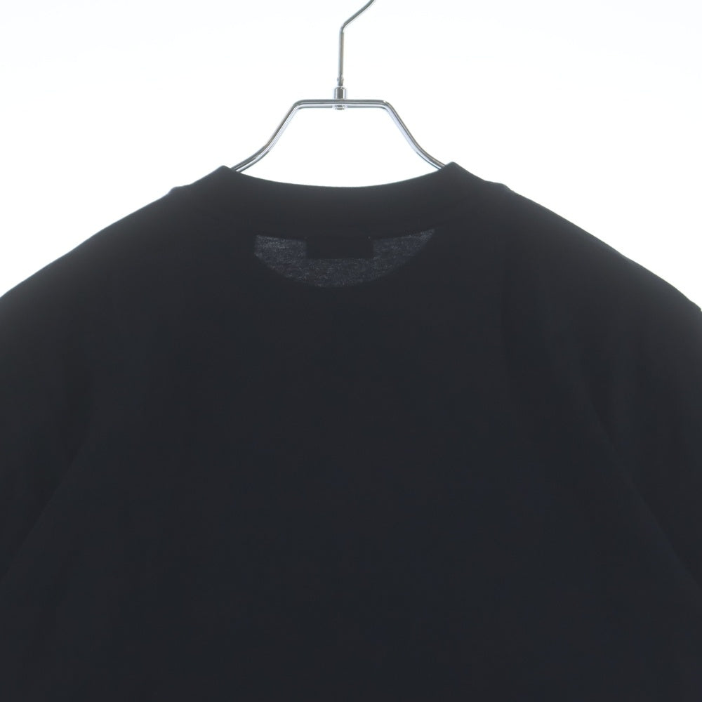 BURBERRY(バーバリー) KNIGHT STAMP COTTON TEE ナイトスタンプ クルーネック半袖Tシャツカットソー ブラック 8110953