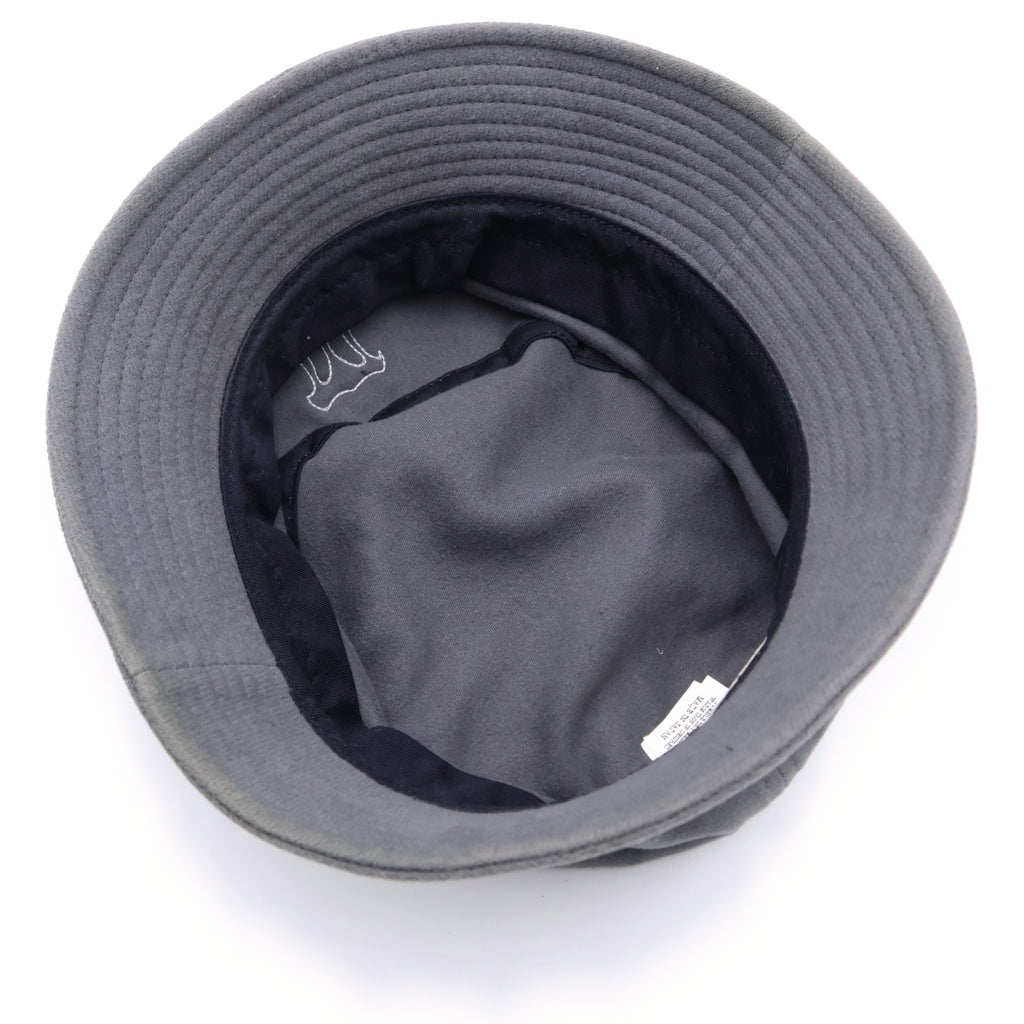 TENDERLOIN(テンダーロイン) BUCKET HAT D.C フェルトロゴパッチ コットンバケットハット グレー