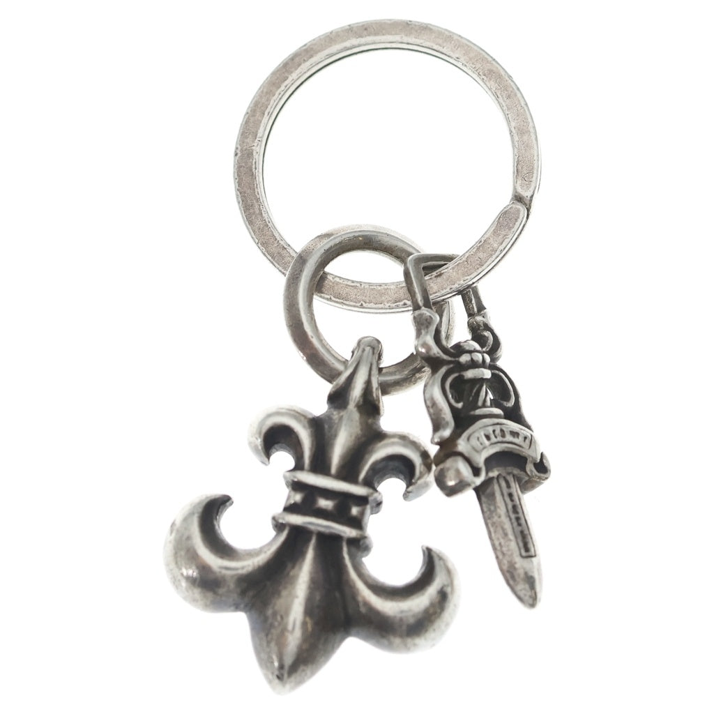 CHROME HEARTS(クロムハーツ) BSF&No5 DGGR BSフレア #5ダガー キーリング シルバー