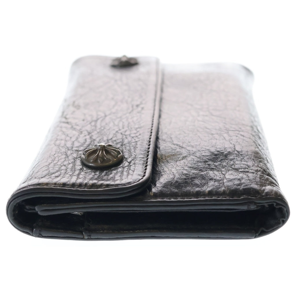 CHROME HEARTS(クロムハーツ) WAVE ウェーブ レザーウォレット 財布 ブラック