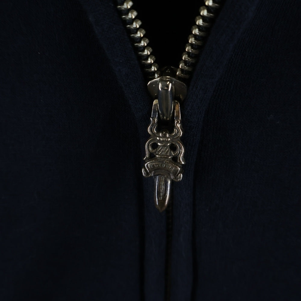 CHROME HEARTS(クロムハーツ) OLD CHプラス 裏地サーマル ジップアップパーカー ネイビー