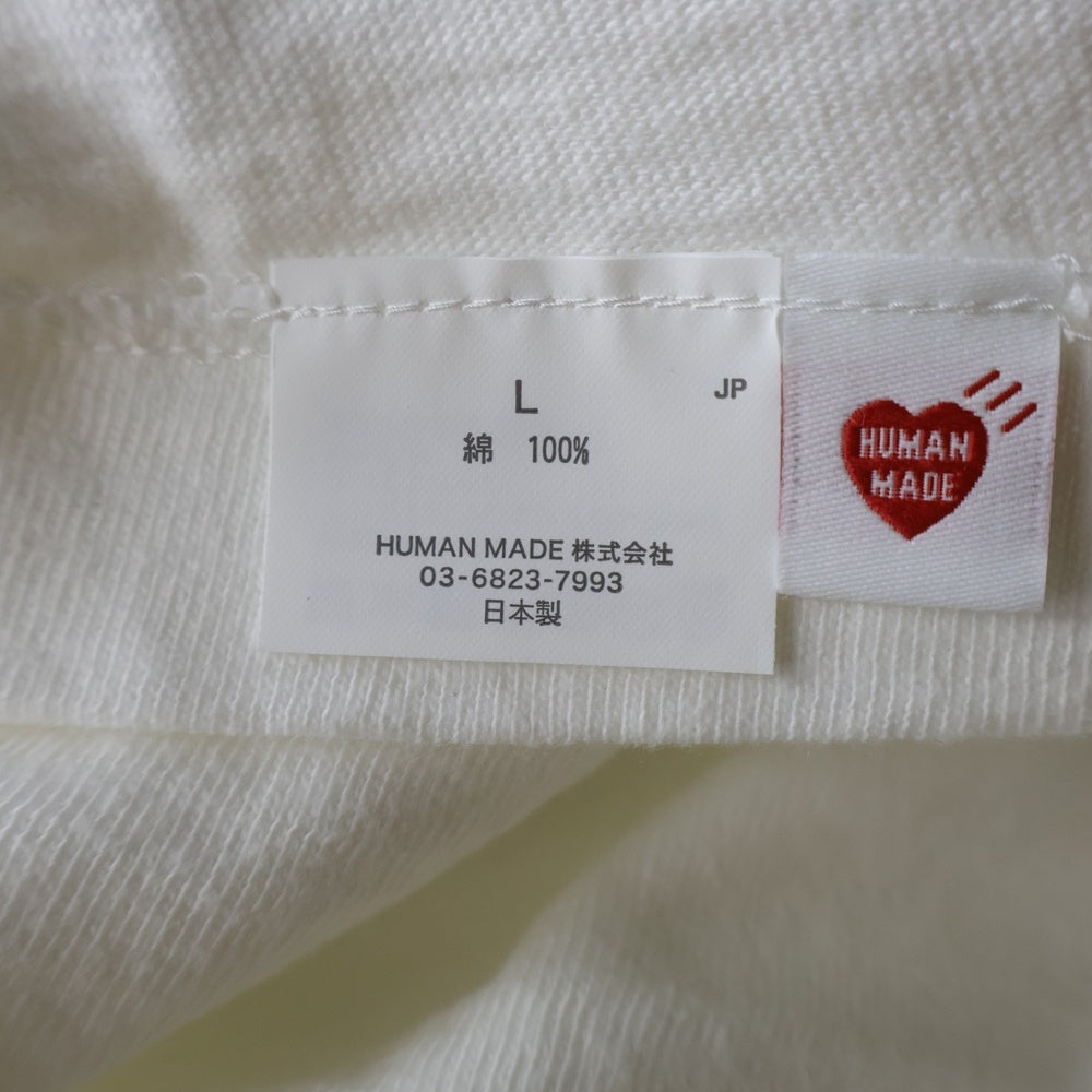 HUMAN MADE(ヒューマンメイド) BANGKOKオープン記念 HEART GRAPHIC T-SHIRT プリントTシャツ HM31CS077 ホワイト