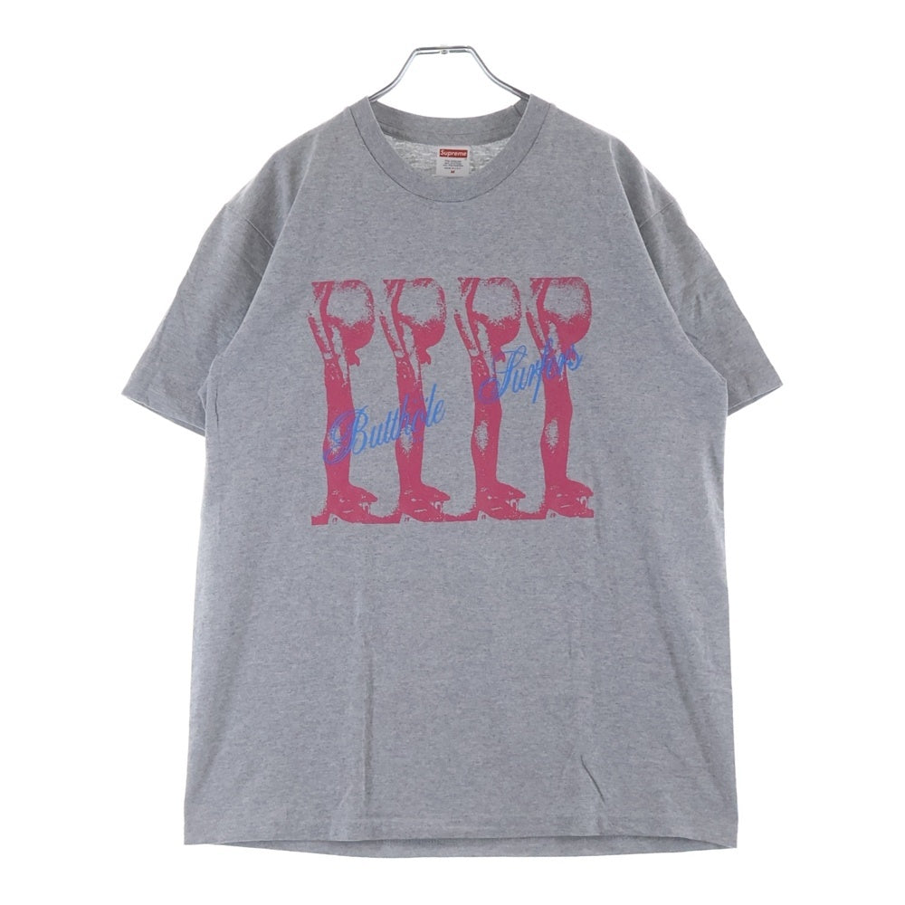 SUPREME(シュプリーム) 21SS Butthole Surfers Tee 両面プリント クルーネック半袖Tシャツカットソー グレー