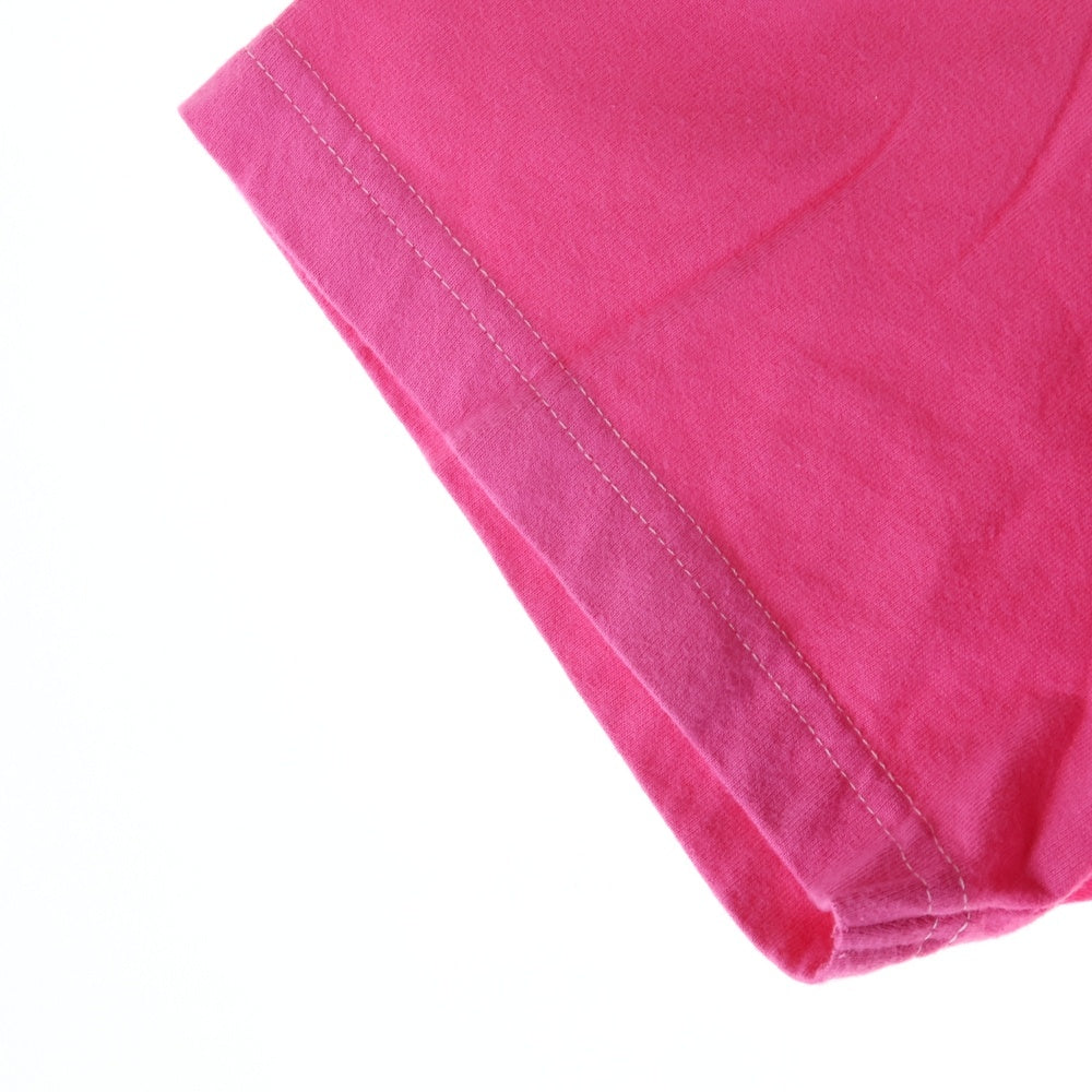 SUPREME(シュプリーム) 20SS Contrast Stitch Pocket Tee コントラストステッチ ロゴプリント クルーネック半袖Tシャツカットソー ピンク