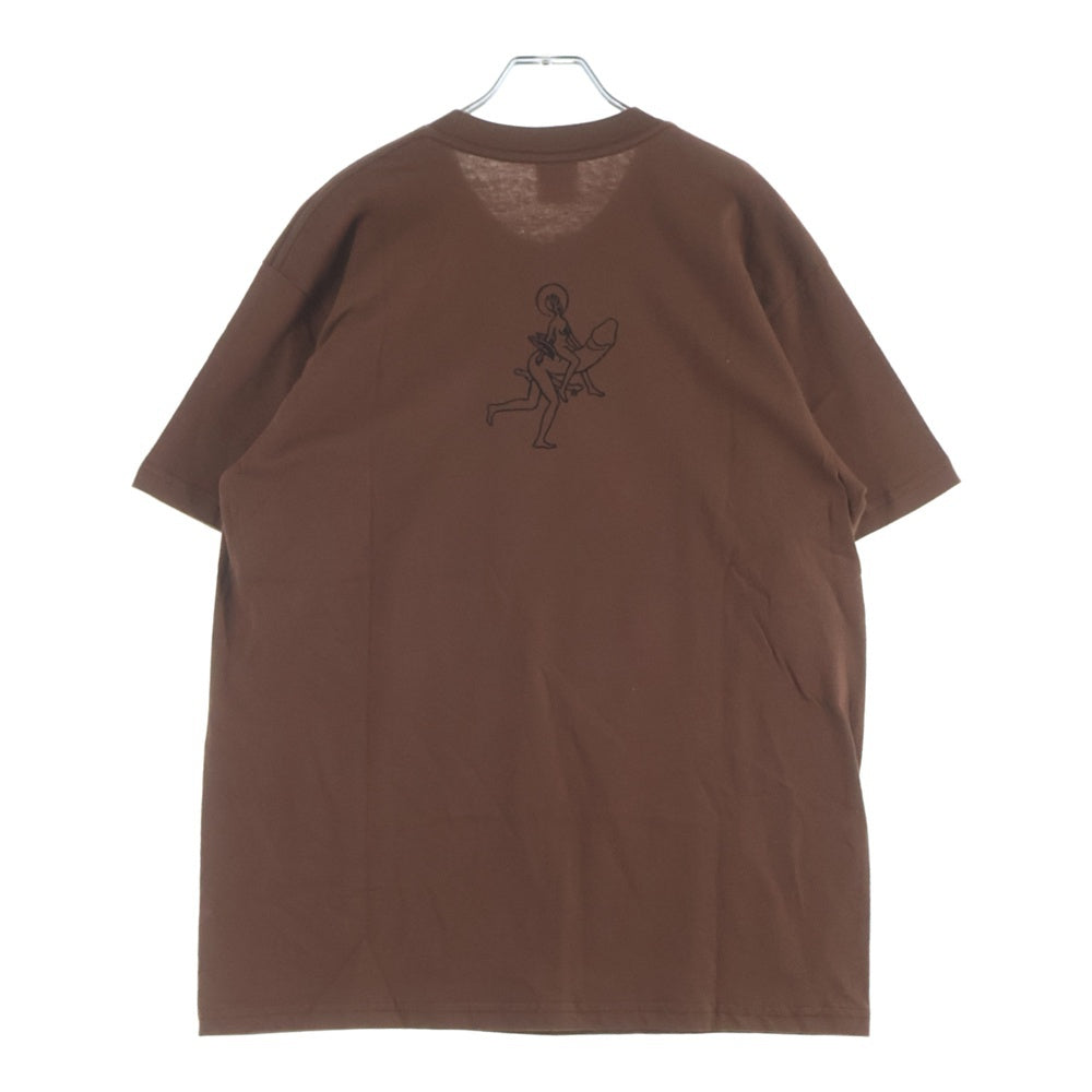 SUPREME(シュプリーム) 20AW Dicks Tee グラフィックプリント クルーネック半袖Tシャツカットソー ブラウン