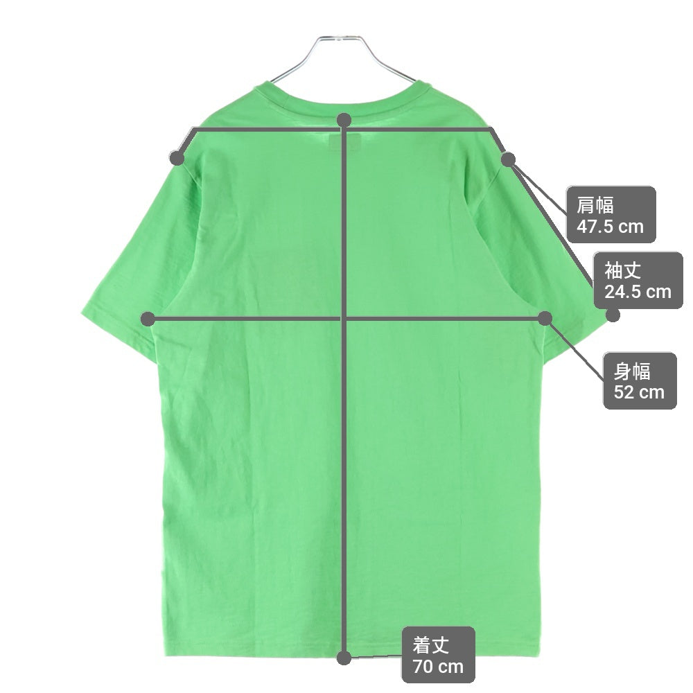 SUPREME(シュプリーム) Pocket Tee スモールロゴ フロントポケット クルーネック半袖Tシャツカットソー ライトグリーン